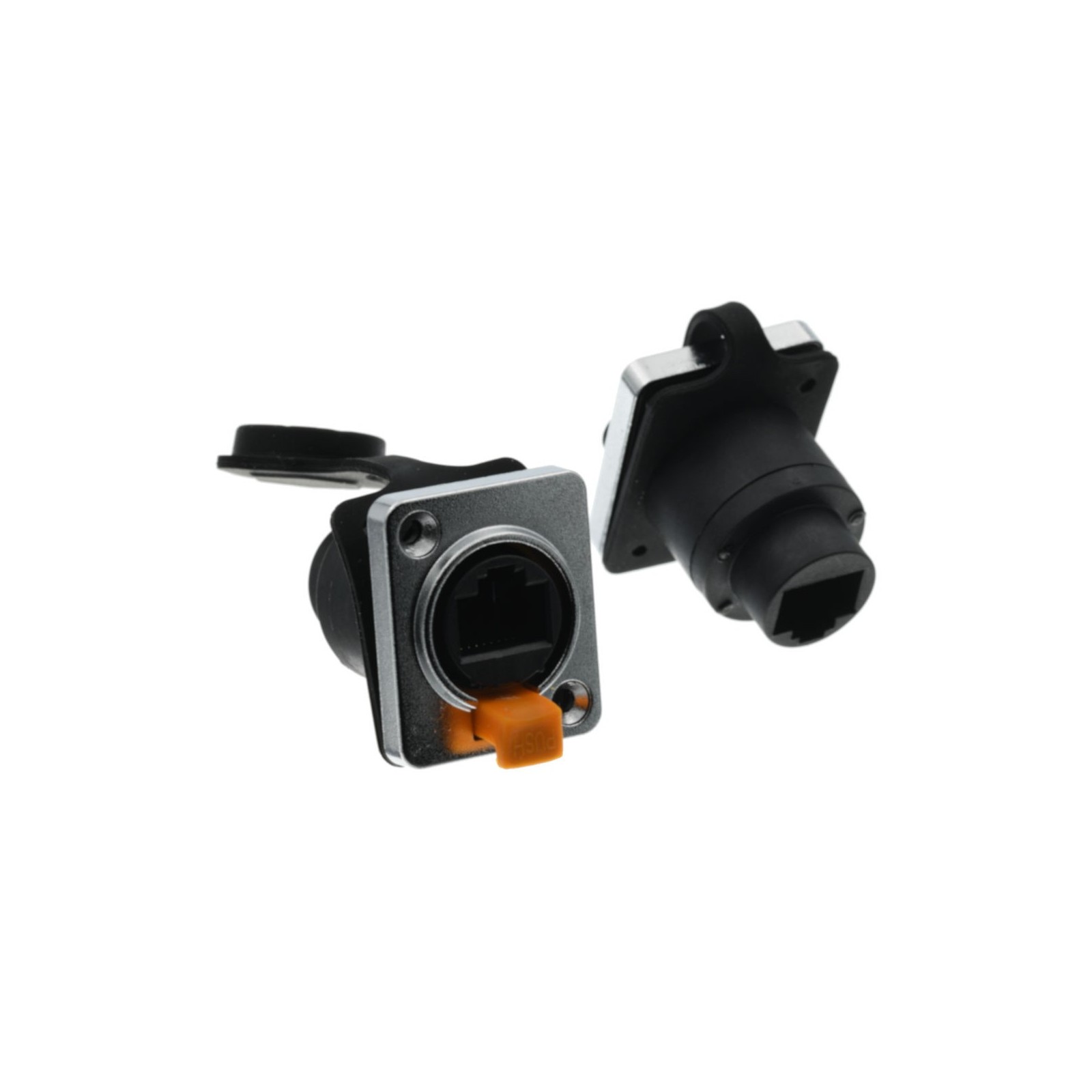 Plug socket Ethernet RJ45 Lan Panel mounting female femaleGenerico