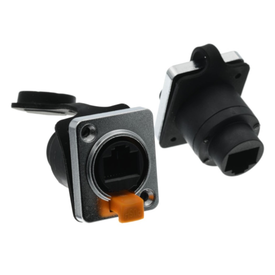 Connettore Presa Ethernet RJ45 Lan da pannello femmina femmina Generico
