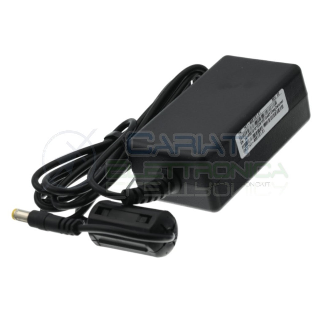 Alimentatore switching 12V Dc 2,5A con connettore DC 2.1/5.5mm e Filtro Ferrite