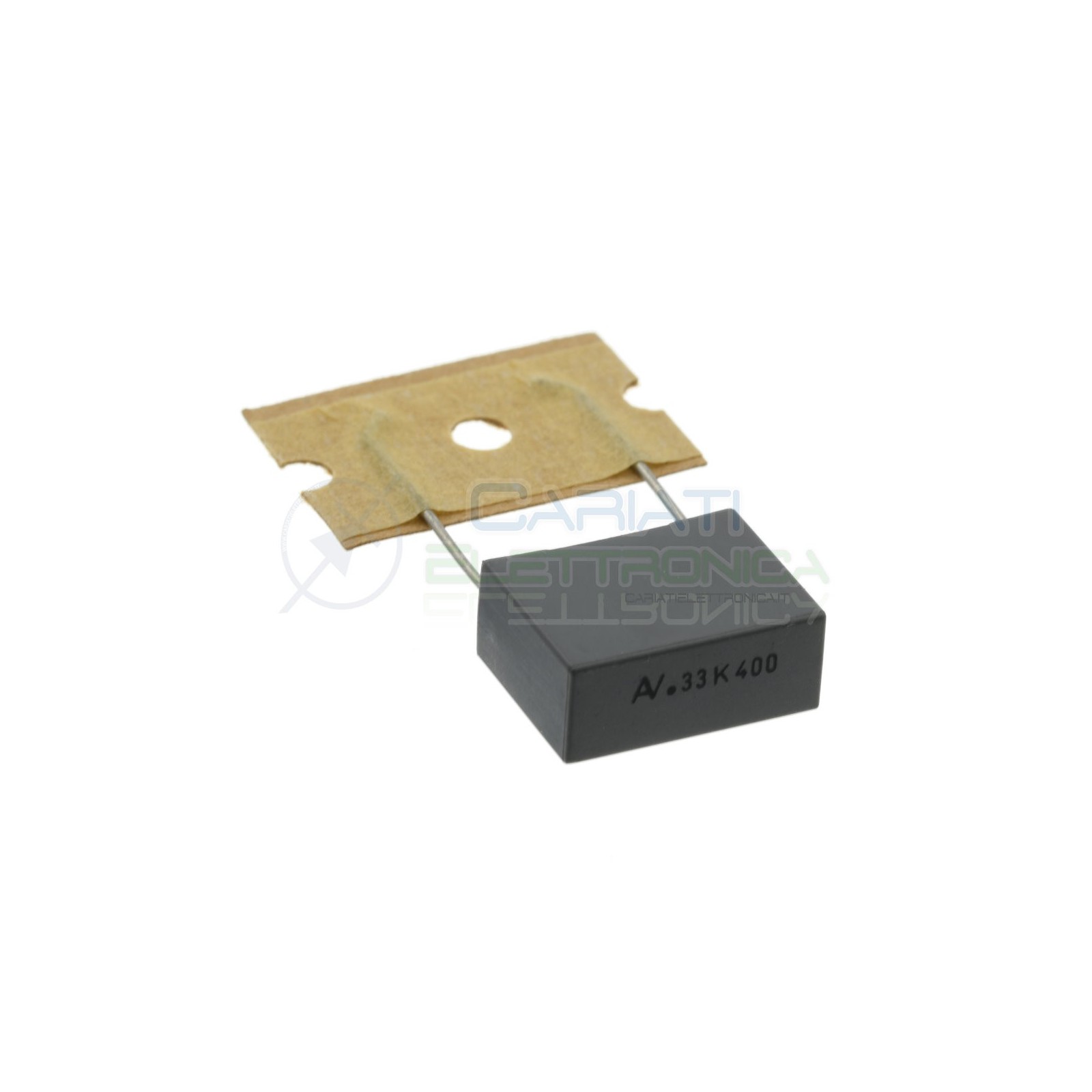 Condensatore 330nF 400V R60 in Poliestere Passo 15mm 10% Kemet