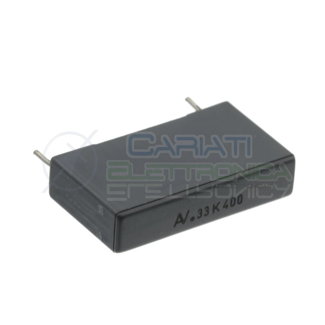 Condensatore 330nF 400V R60 in Poliestere Passo 22,5mm 10% Kemet