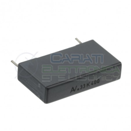 Condensatore 330nF 400V R60 in Poliestere Passo 22,5mm 10% Kemet