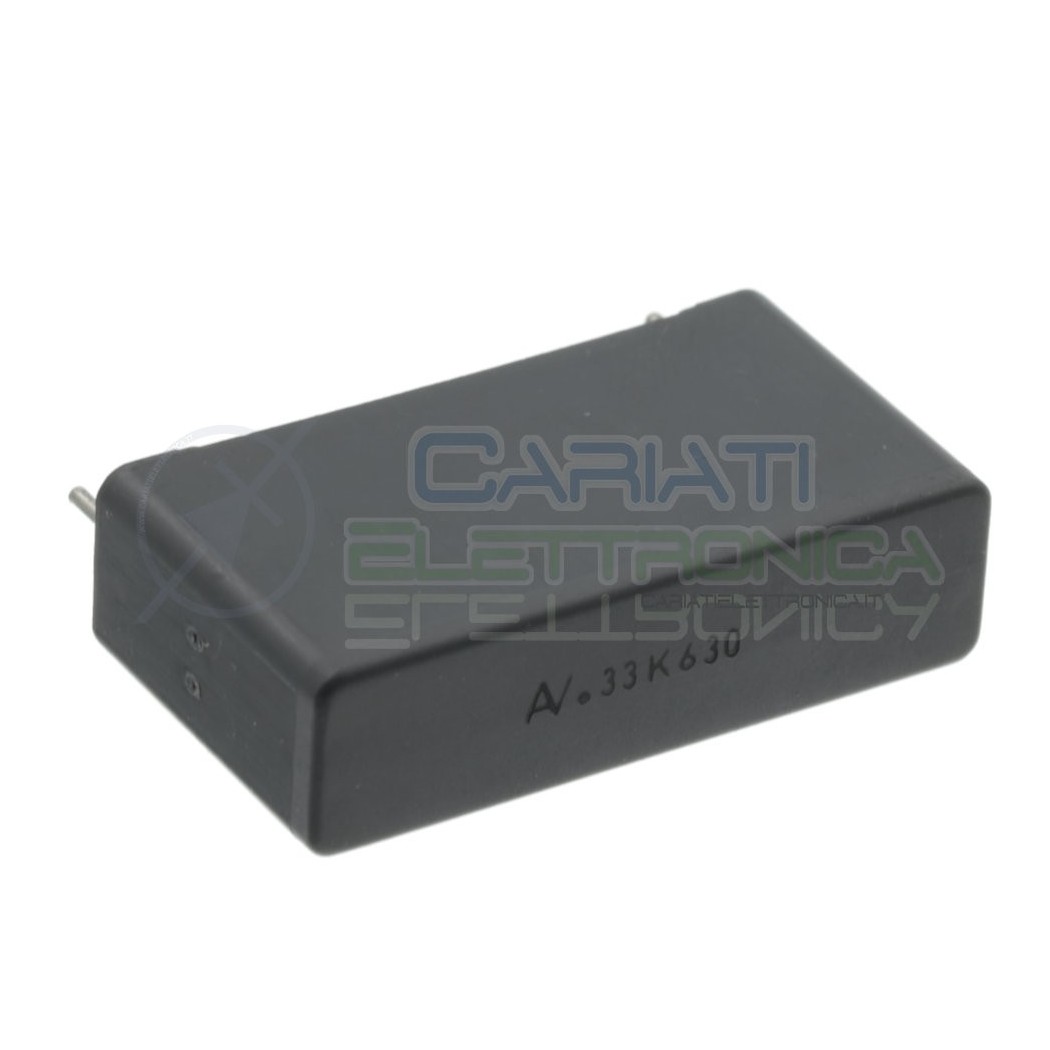 Condensatore 330nF 630V R60 in Poliestere Passo 27,5mm 10% Kemet