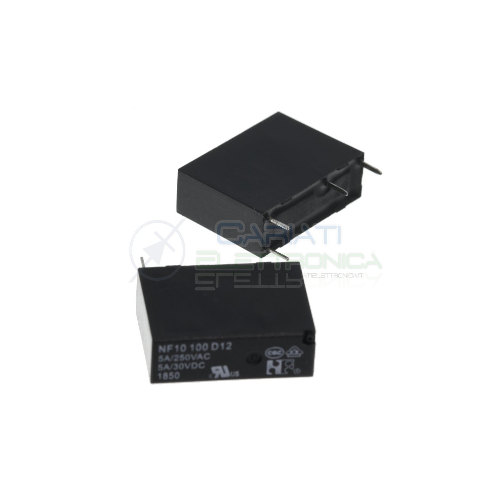 Relè NF10100D12 bobina 12V SPST 5A 30Vdc 5A 125Vac 4 pin NF Forward
