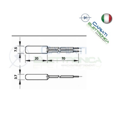 Thermostat N.O. 150°C Thermal Temperature Sensor