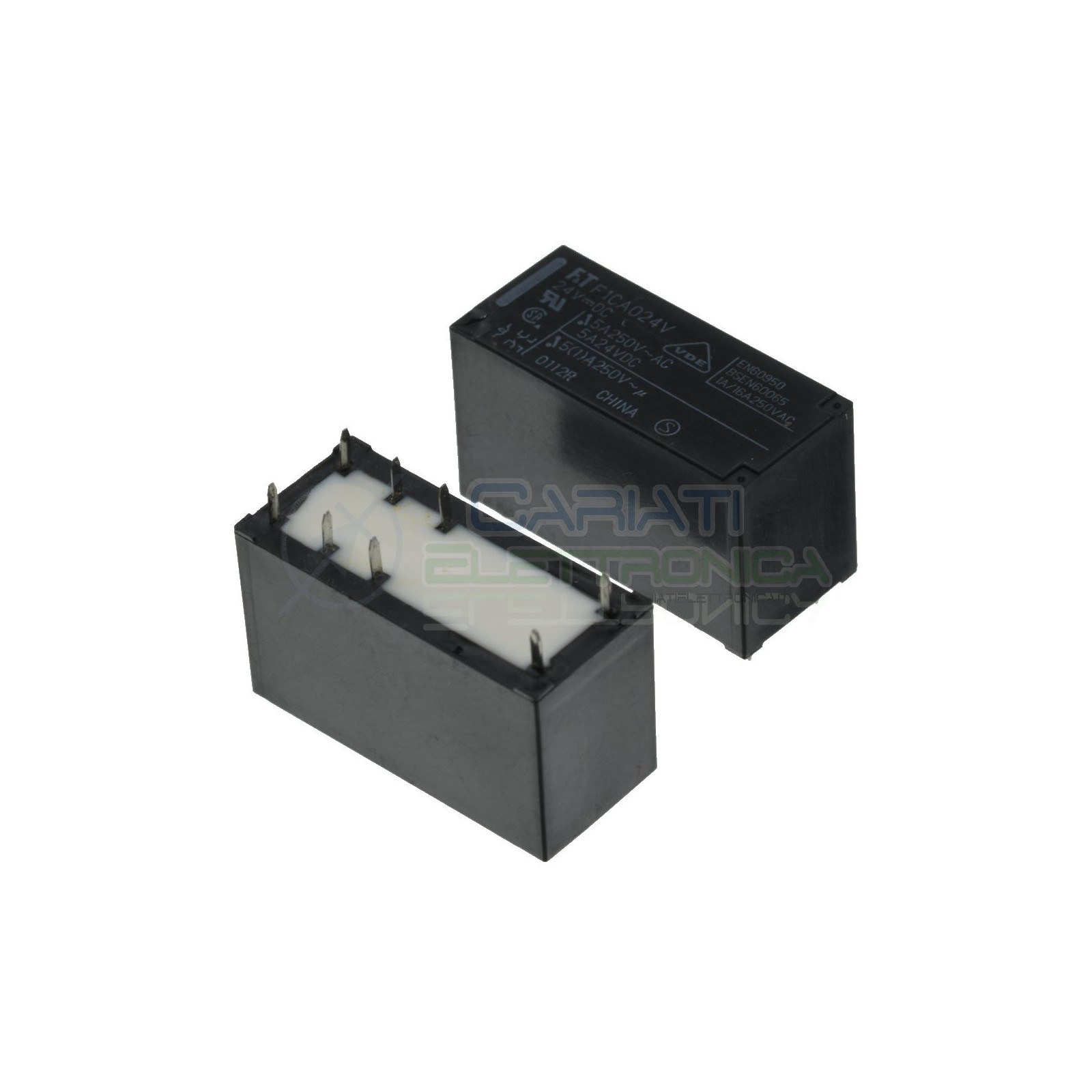 Relay FTR-F1CA024V Voltage coil 24V DPDT 5A 24Vdc 5A 250Vac 8 pinFujitsu
