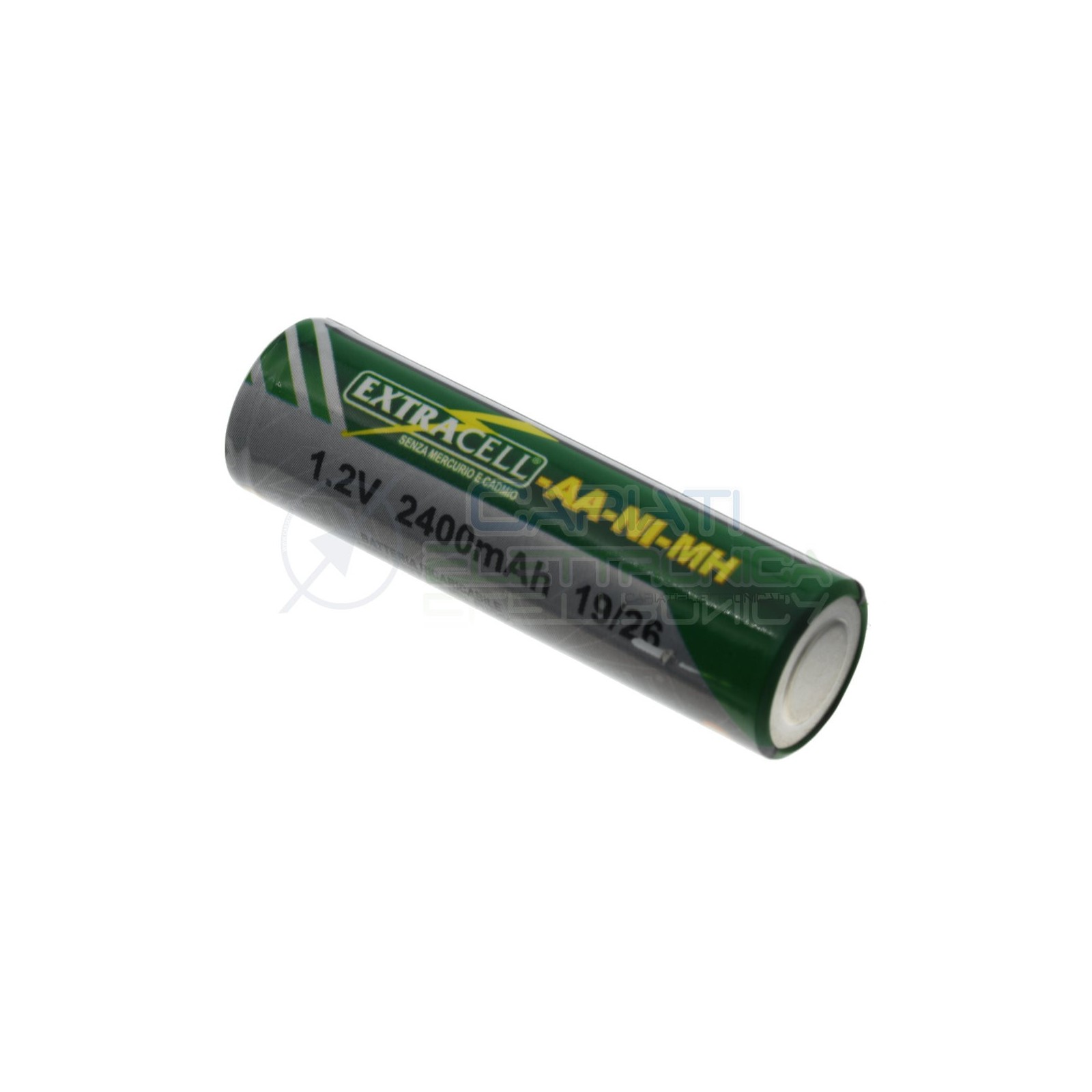Batteria 1,2V AA Stilo 2400mAh Ricaricabile NiMh 1,2 Volt Extracell