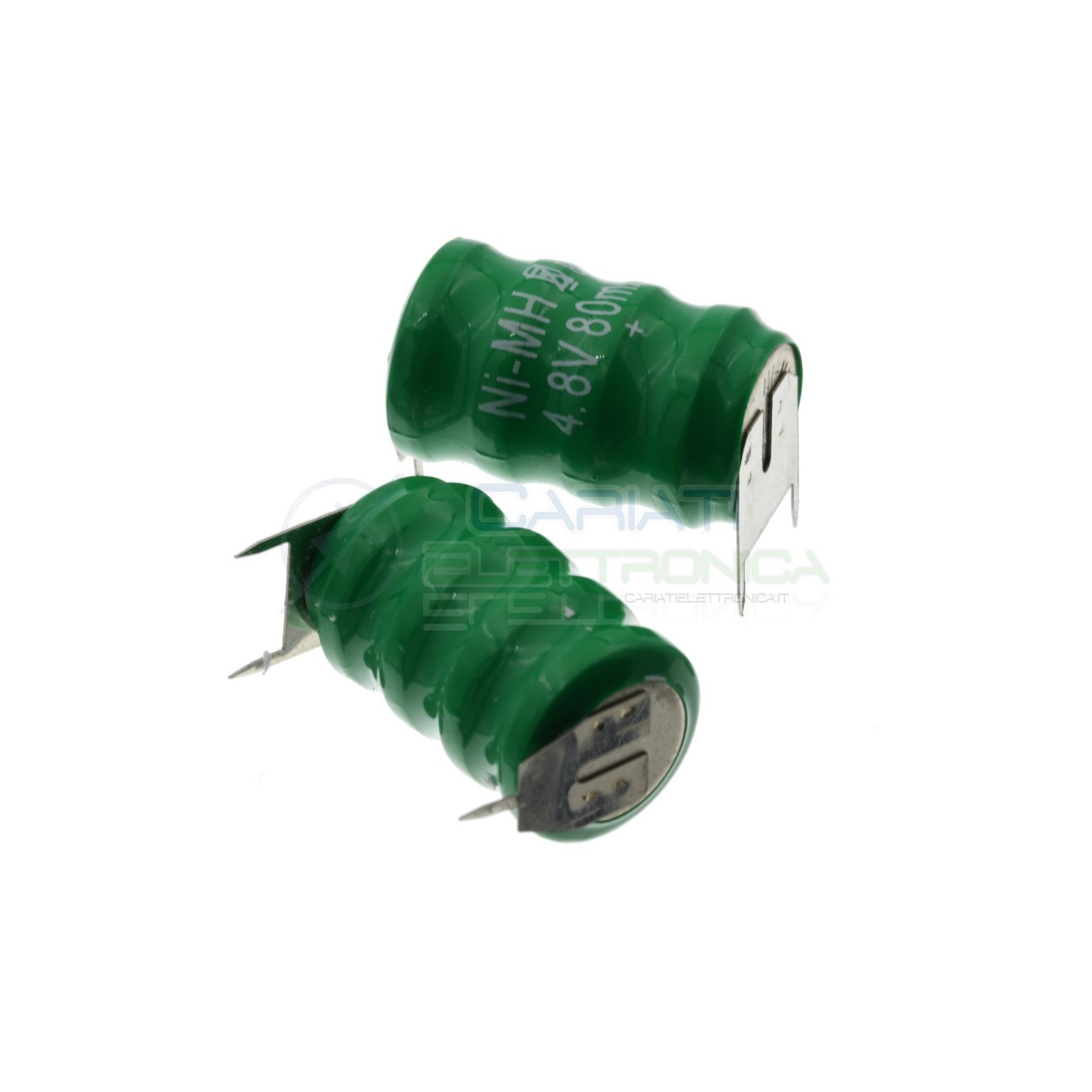 Battery rechargeable NI-Mh 4,8V 80mAh with pins for electronic Pcb boardExtracell