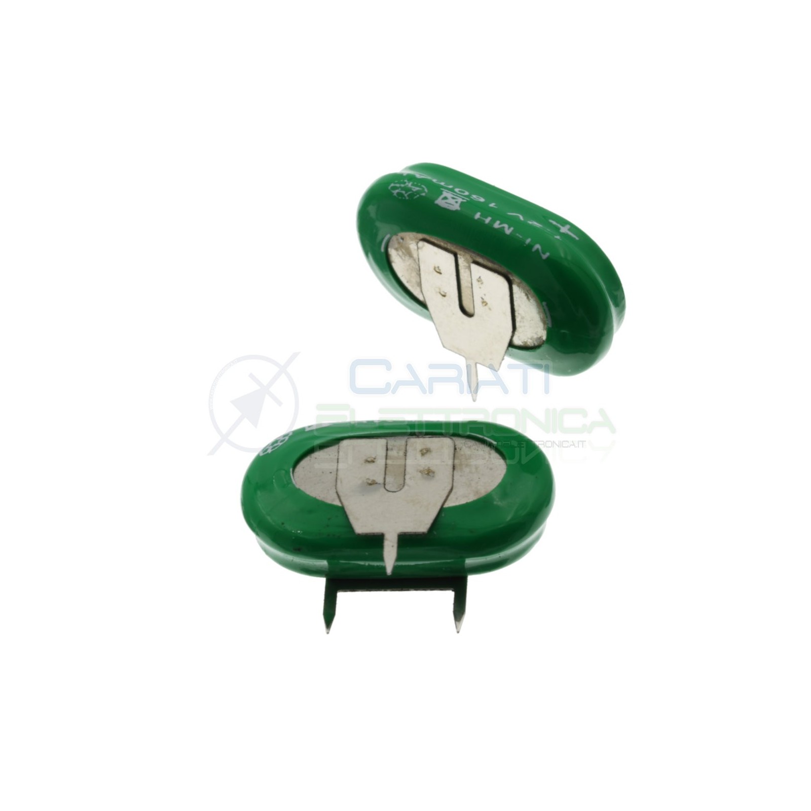 Battery rechargeable NI-Mh 1,2V 160mAh with pins for electronic Pcb boardExtracell