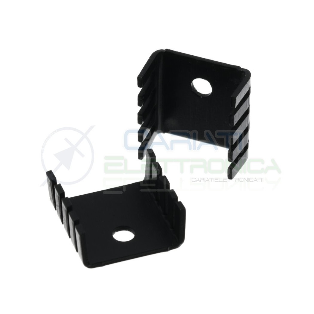 2 Pezzi Dissipatore 20x10x19 mm Aletta di Raffreddamento in Alluminio