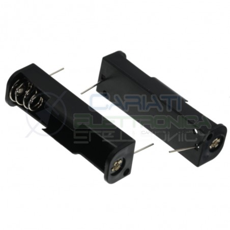 Holder Battery AA LR06 with soldering pins for pcb