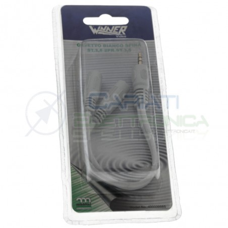 Cable audio jack stereo 3.5 mm to 2 x monoWinner