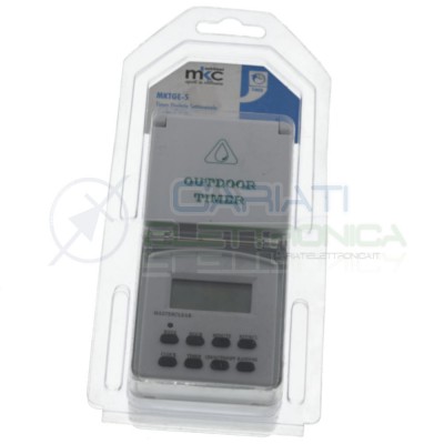 Timer Digitale settimanale da esterno IP44 MKC