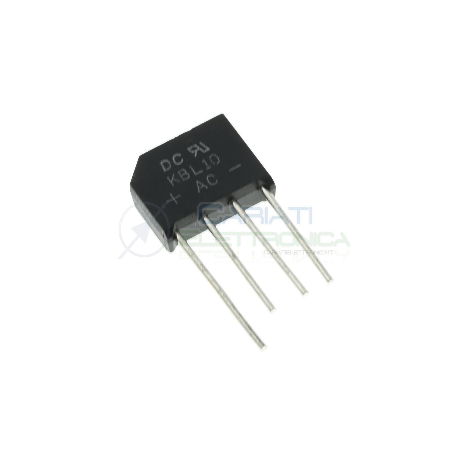 Ponte di diodi diodo raddrizzatore KBL10 4A 1000V DC COMPONENTS