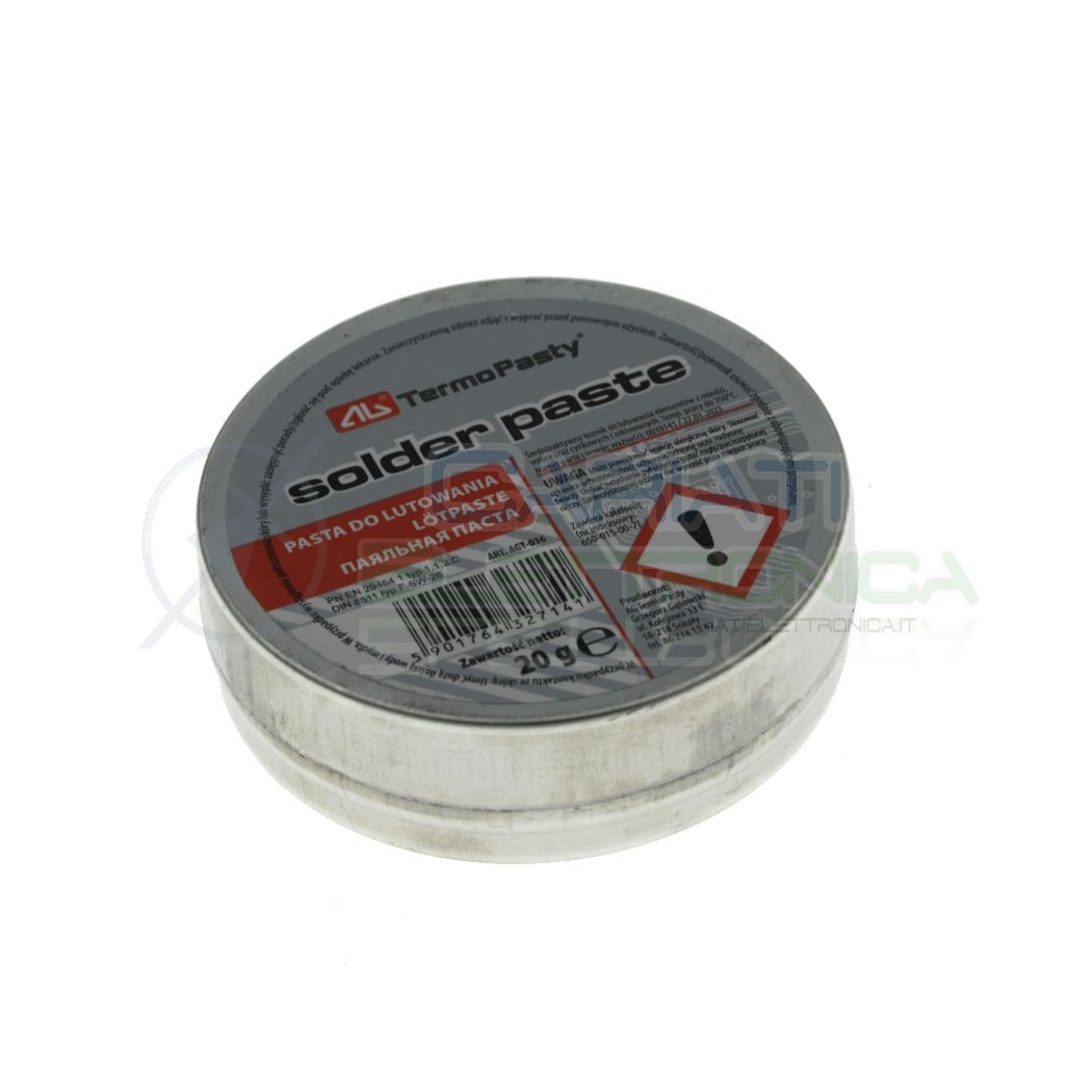 Pasta saldante salda 20g per saldatura punte saldatore stagno AgThermopasty