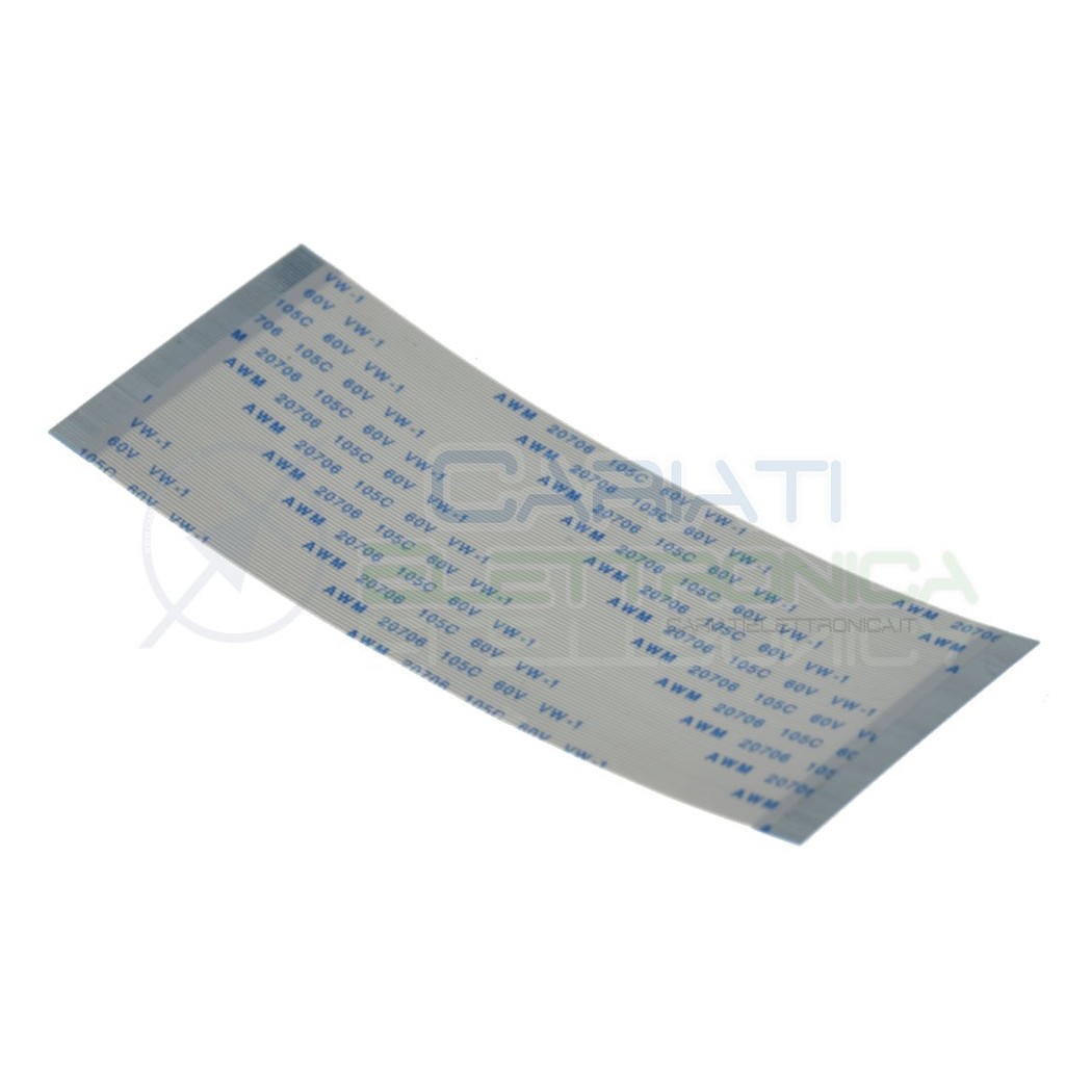 Cavo Piatto 80pin Awm 20624 80C 60V VW-1 FFC flessibile 100 mm passo 0,5 mm Cariati Elettronica