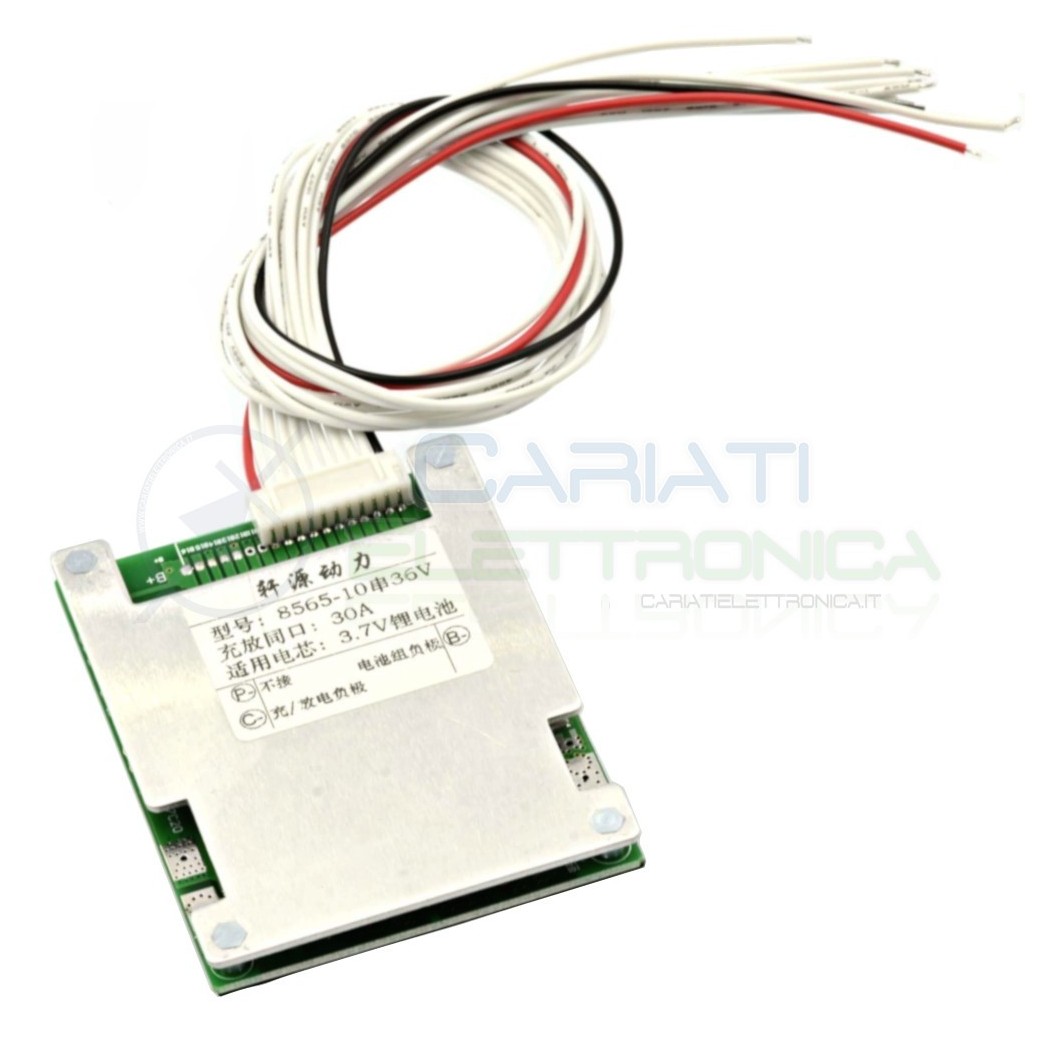 BMS Circuito di protezione 48V 30A per max 13 batterie ioni di Litio Li-ion Generico