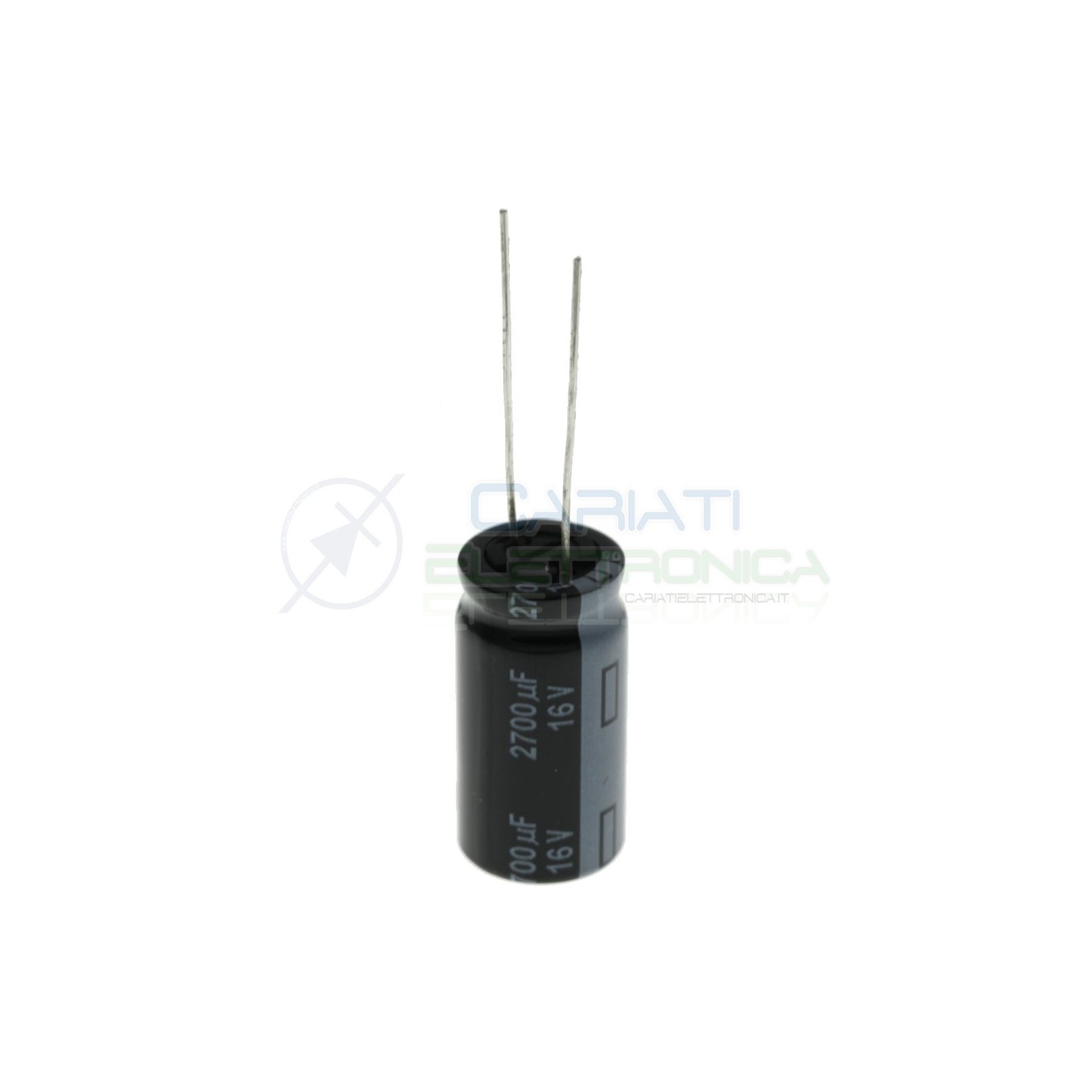 Condensatore elettrolitico 2700uF 16V 105°C 12,5X25mm Passo 5mm Panasonic