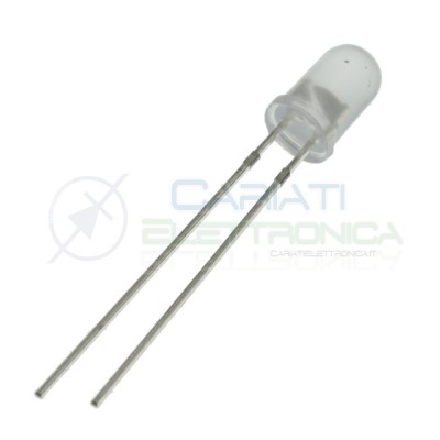 100x led 5mm Pink Voltage 3V Diffuse light 180°Generico