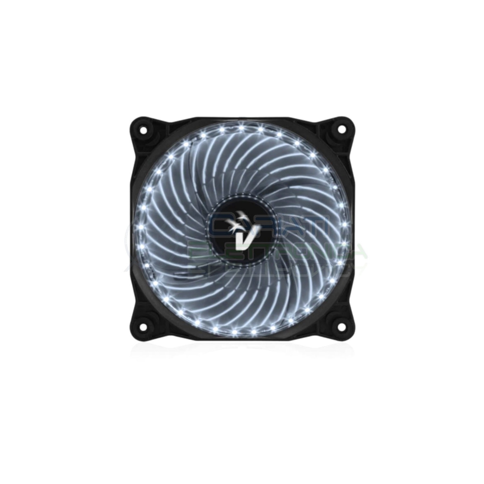 Ventola di Raffreddamento Tachimetrica 120x120x25mm per PC con Illuminazione a led Vultech