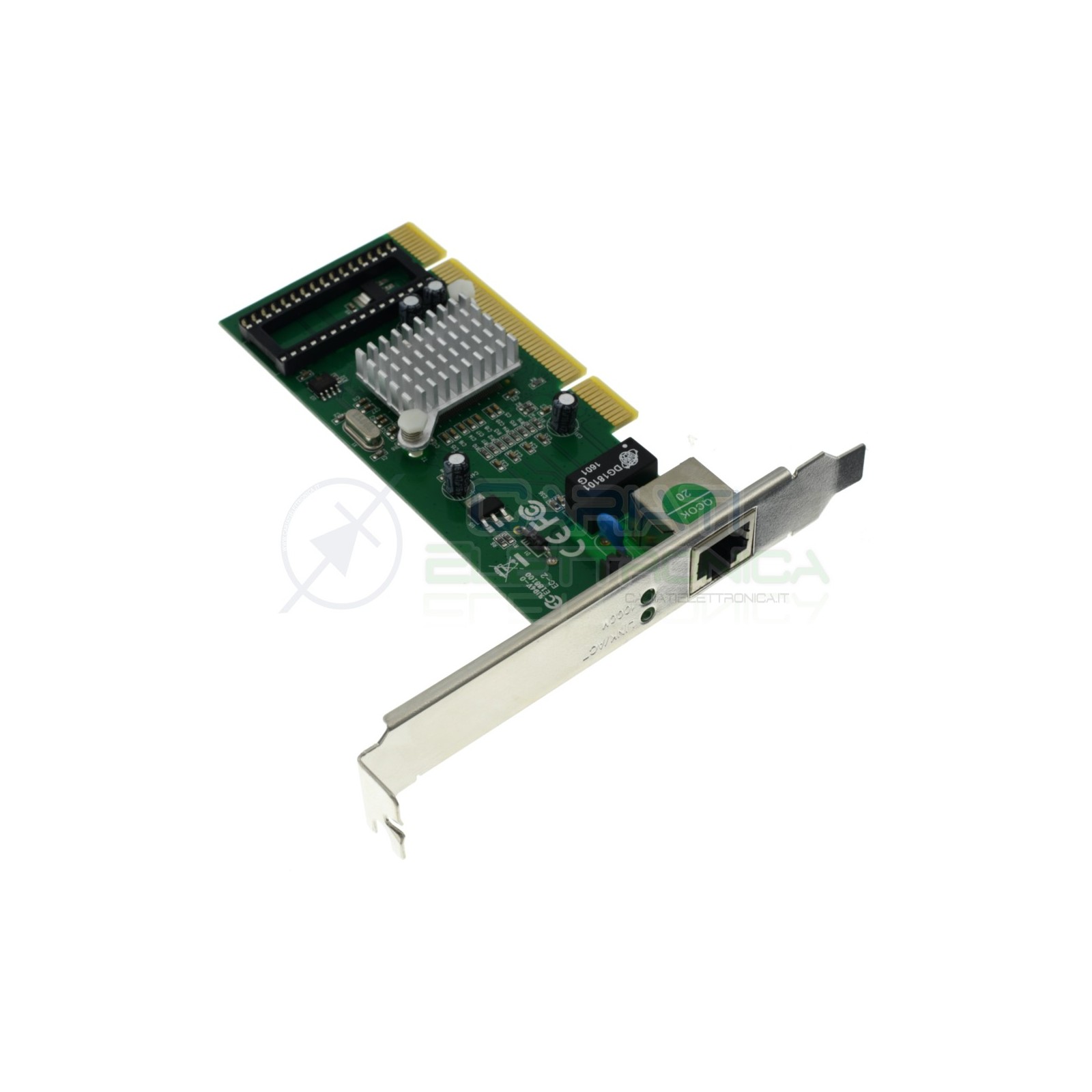 Scheda di Rete PCI 32 bit Gigabit 10/100/1000 Mbit LAN RJ45 EthernetNedis