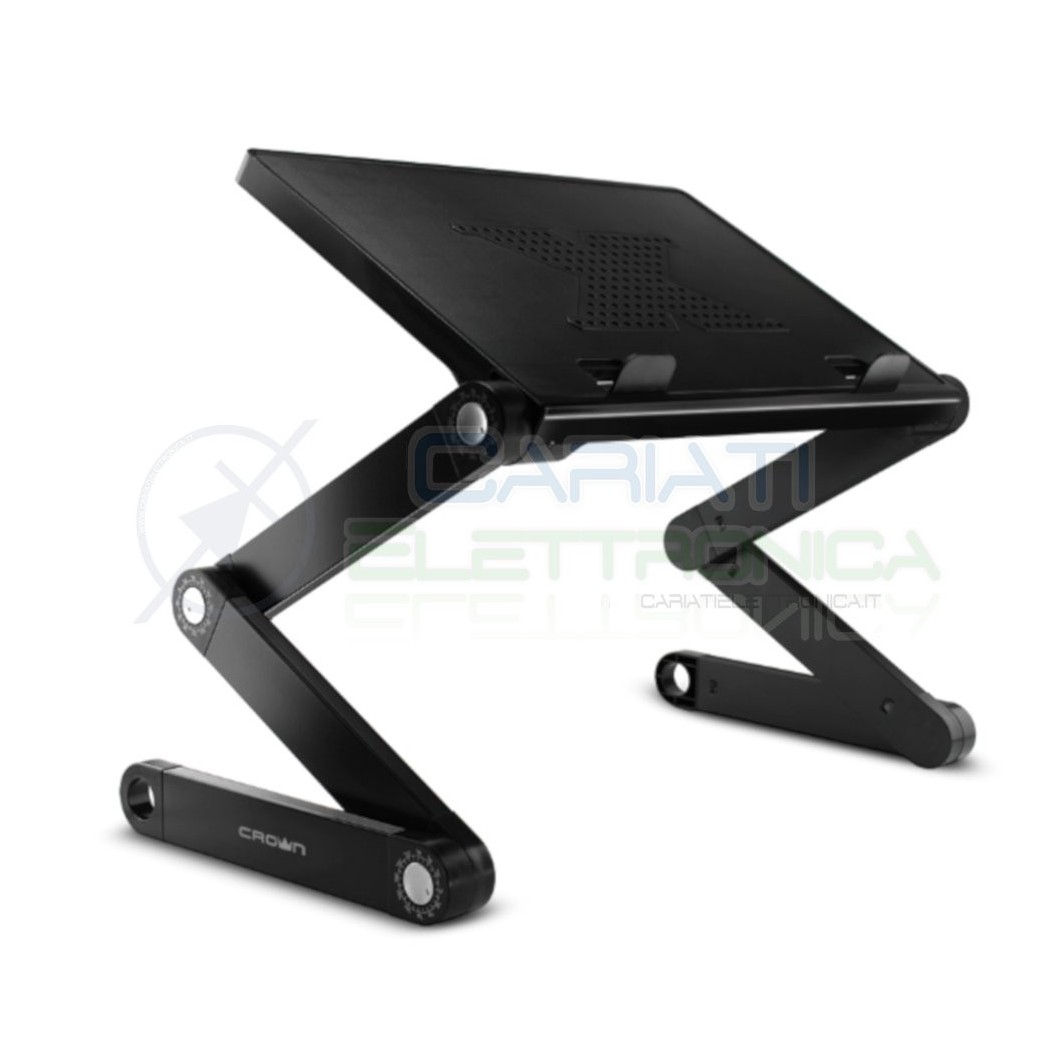 Tavolino Tavolo regolabile per Notebook Laptop da 12" - 15" divano letto poltronaCrown Micro
