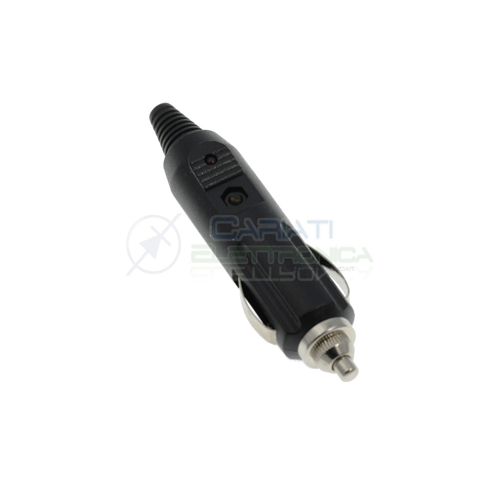 Spina accendisigari da Auto 12V con Portafusibile e led Rosso Accendisigaro Generico
