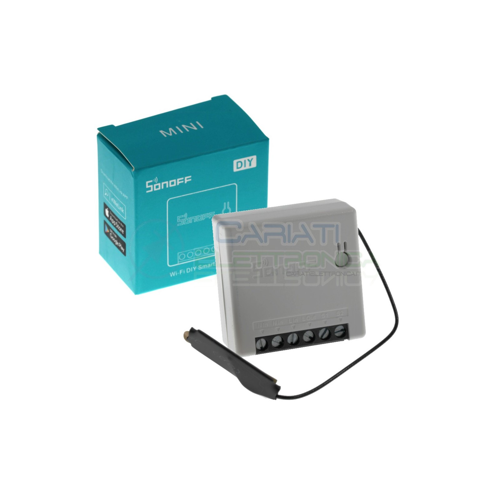 Sonoff mini diy Interruttore Deviatore Wifi 2 vie Domotica Alexa Google 220V 10ASonoff