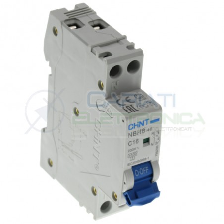 copy of Siemens interruttore magnetotermico Curva B B10 10A 5SL6510-6 1P+N 6KA 2 poliChint