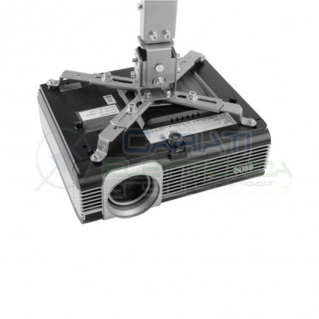 Supporto Staffa Videoproiettore Proiettore da Soffitto Telescopica Allungabile Ewent