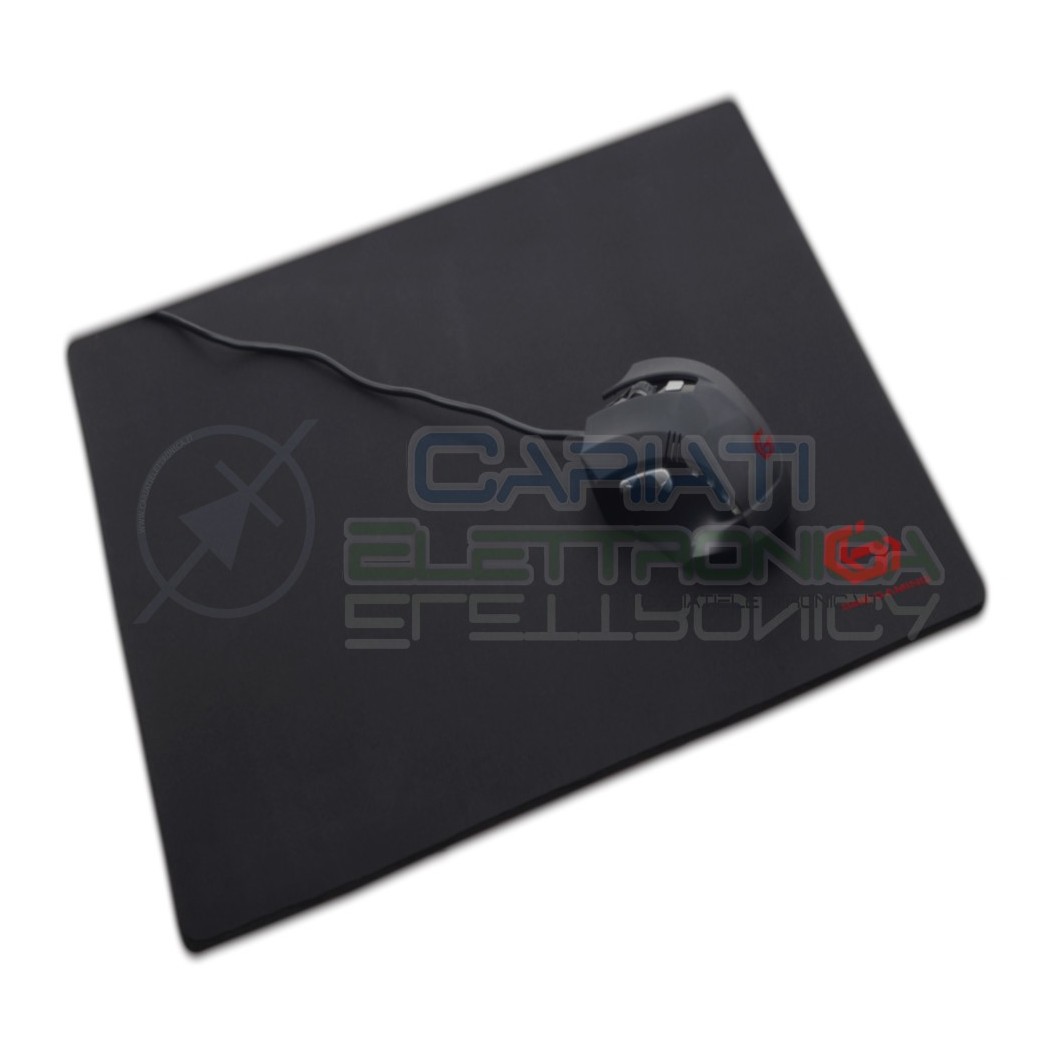 Tappetino Mouse Pc mousepad gaming Nero 200x250mm Gembird