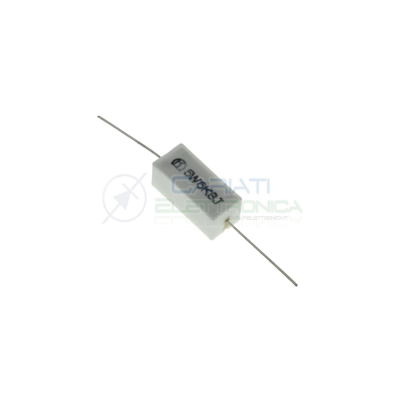 3 Pezzi Resistenza ceramica 6,8Kohm 5W a filo 6,8K Cinetech
