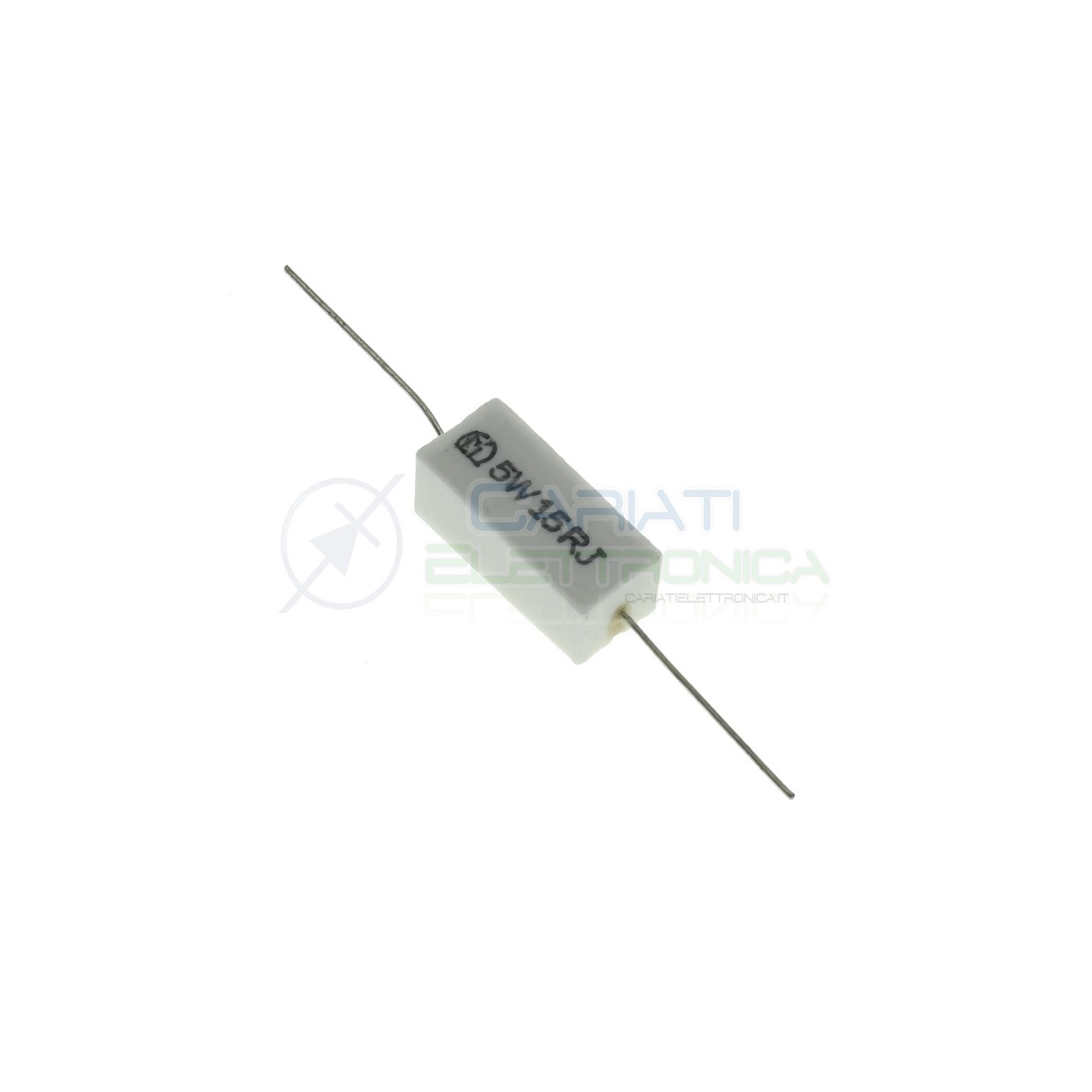 3 Pezzi Resistenza ceramica 15ohm 5W a filo Cinetech