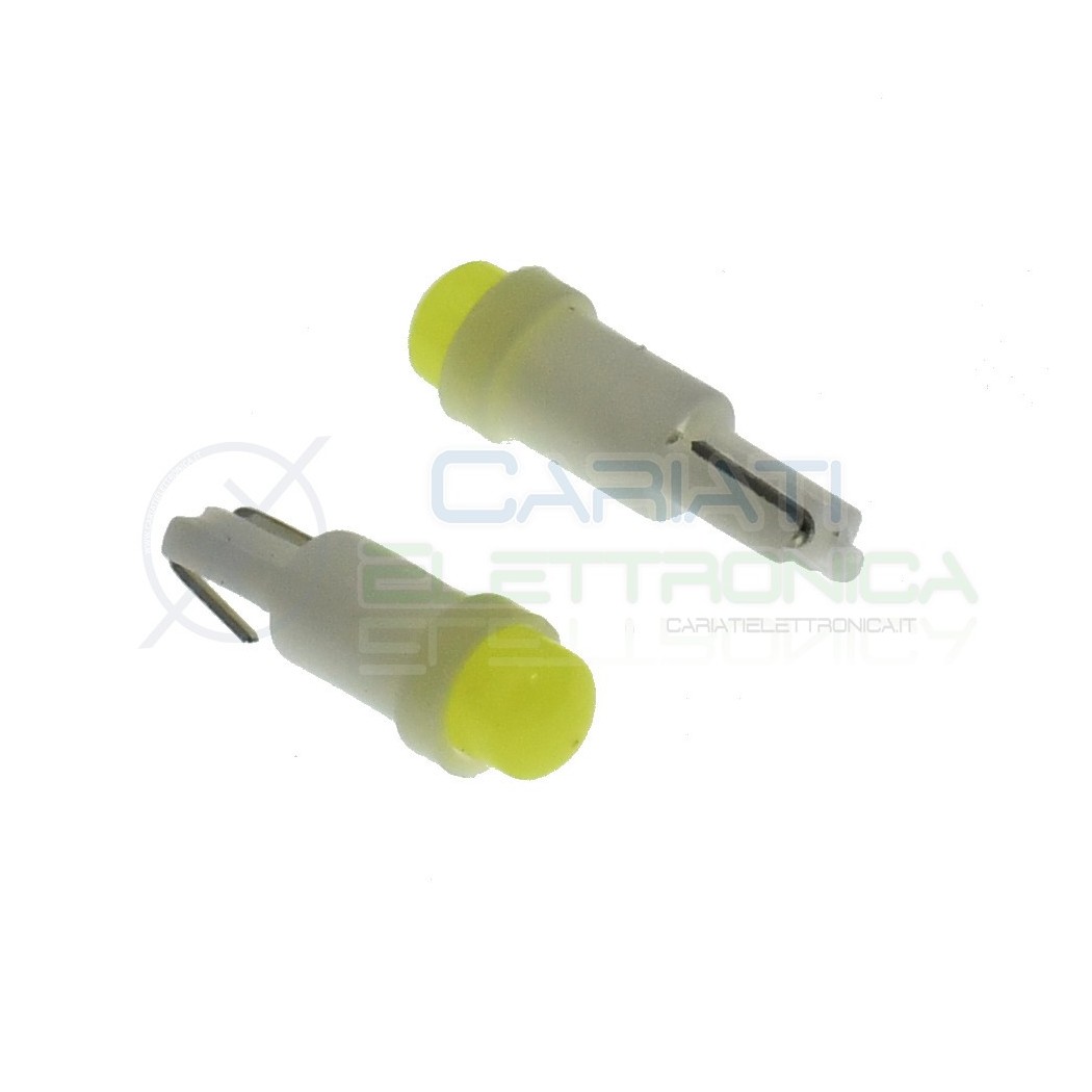5 Pezzi Lampadina led T5 Cruscotto Lampada Bianco freddo 12V Quadro strumentiGenerico