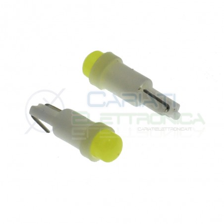 5 Pezzi Lampadina led T5 Cruscotto Lampada Bianco freddo 12V Quadro strumentiGenerico