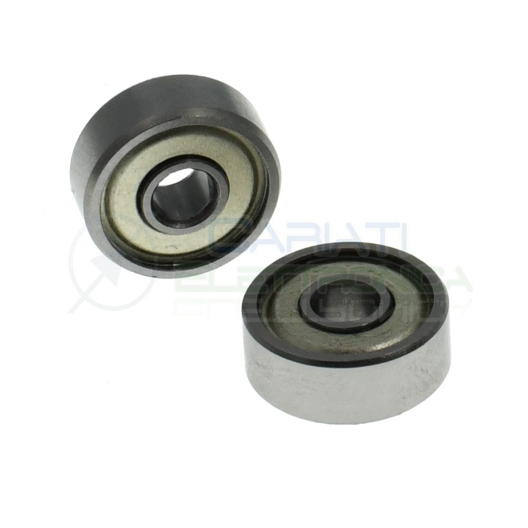 10 pezzi cuscinetto a sfera da 4mm 13x5mm 624ZZ cuscinetto Generico