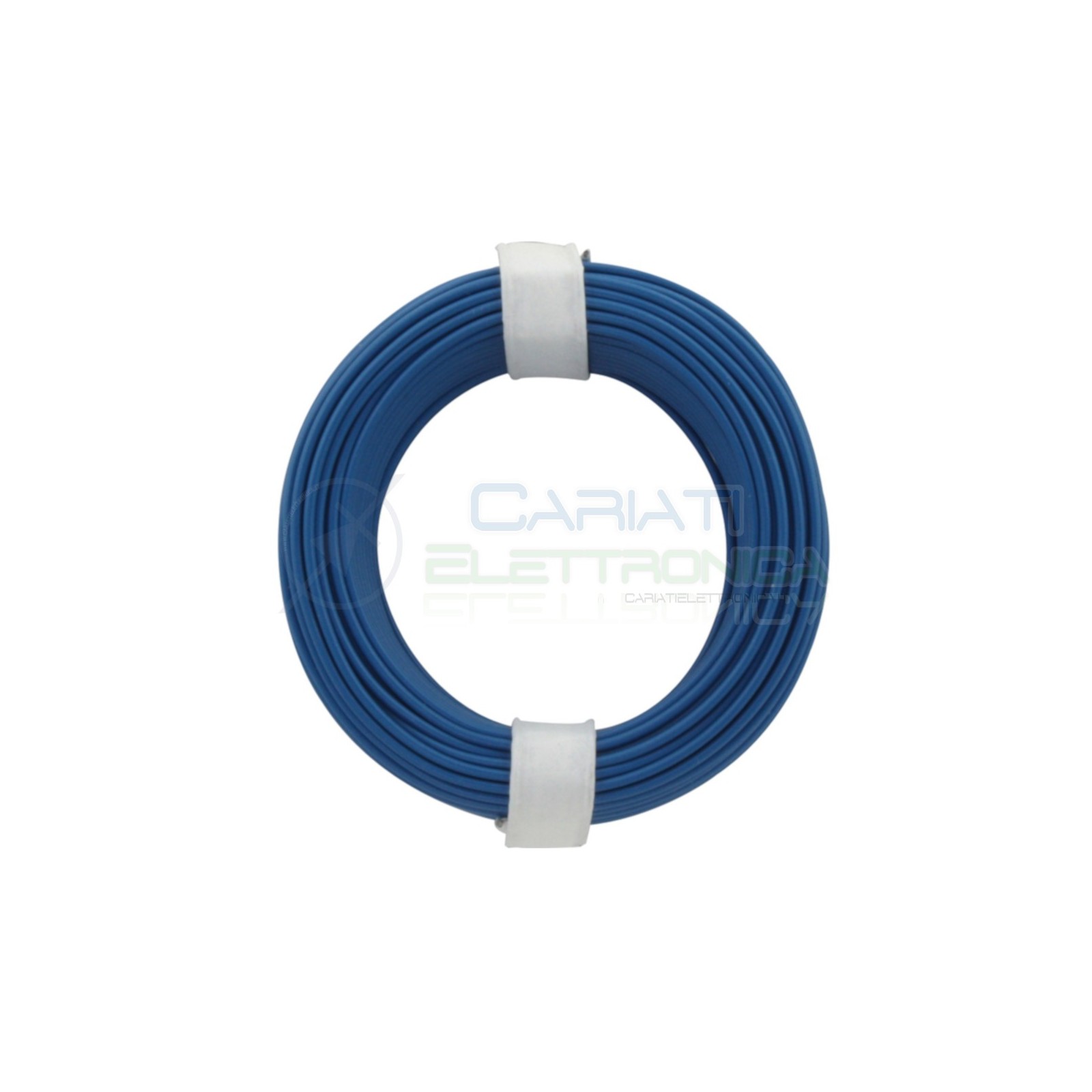 10 metri di Cavo sottile morbido multifilare in rame da 1mm (circa) colore BLUDonau
