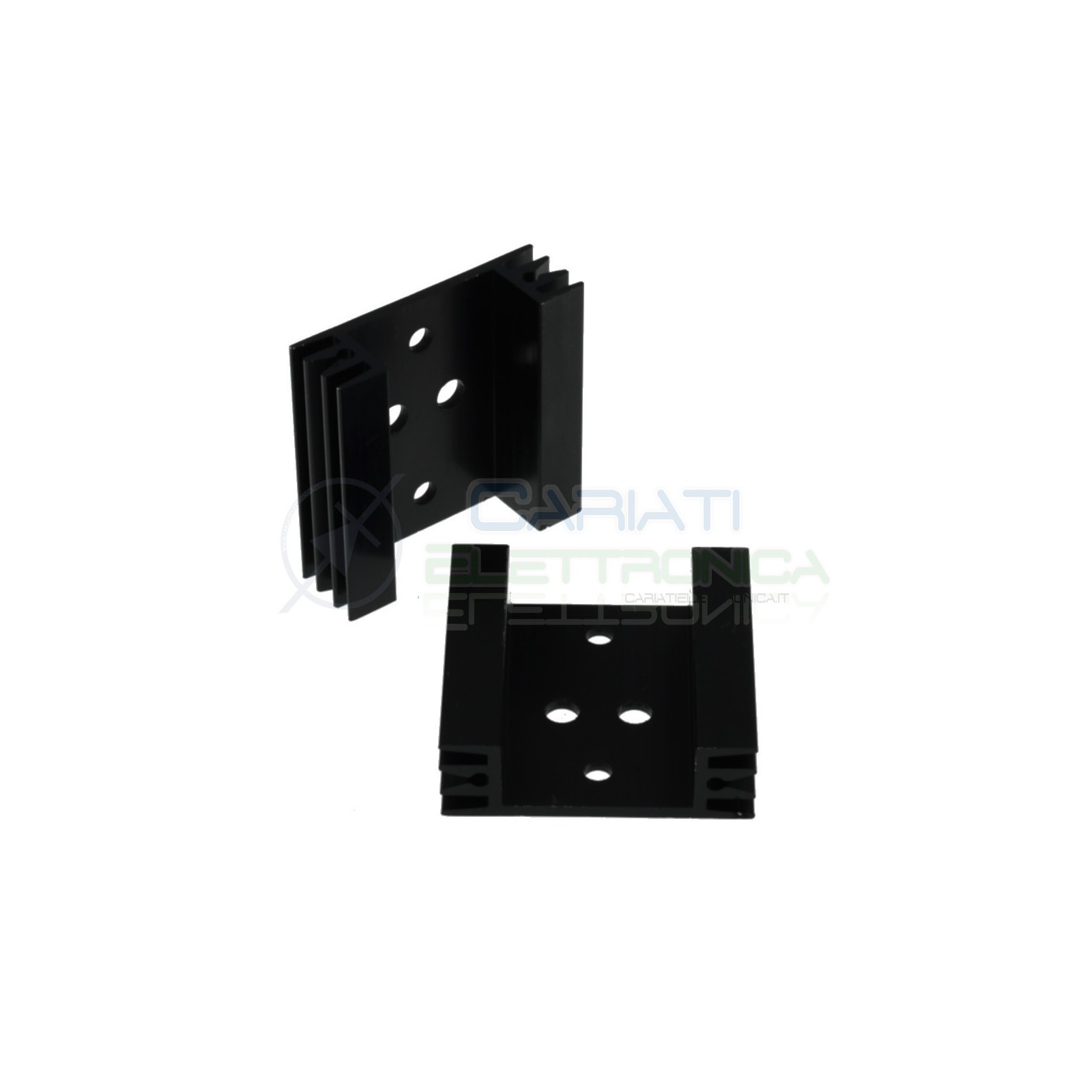 Dissipatore TO3 45x45x14mm Aletta Raffreddamento Alluminio TransistorGenerico