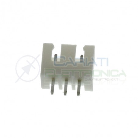 10 Connettori Socket 3 poli JST XH passo 2.5mm Generico