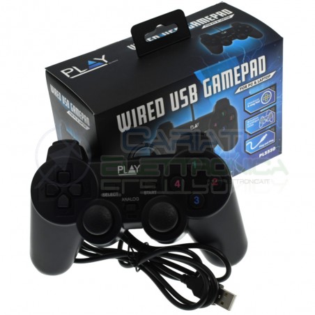 copy of Joypad Joystick Gamepad Usb 13 Tasti e 2 Analogici per Pc Windows PL3330 cavo 1,5mEwent