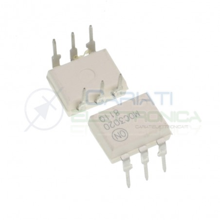 MOC3020 Fotoaccoppiatore Optocoupler fototriac 6 PinOn semiconductor