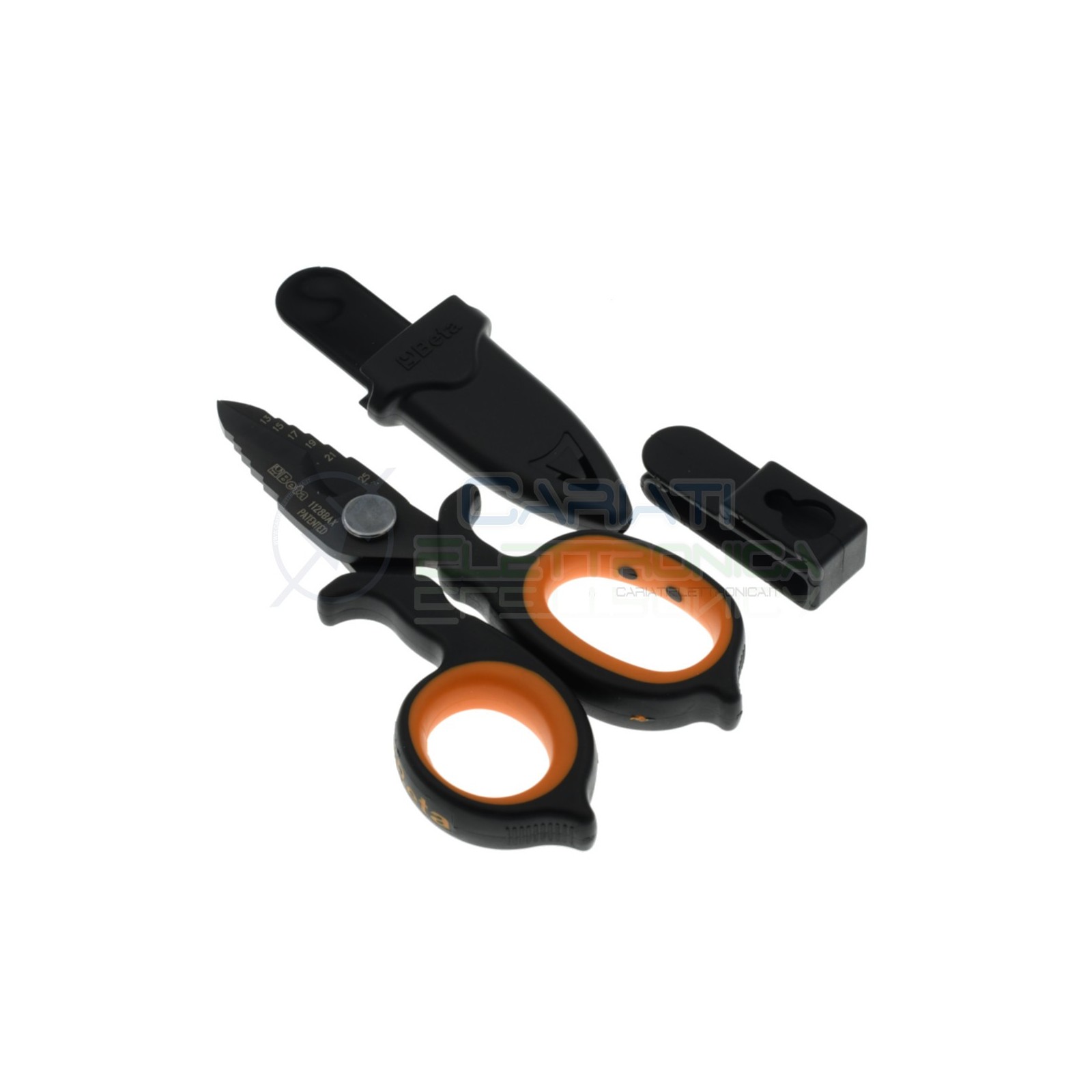 Beta 1128BAX Forbice per elettricista lame in acciaio DLC a doppio effettoBeta