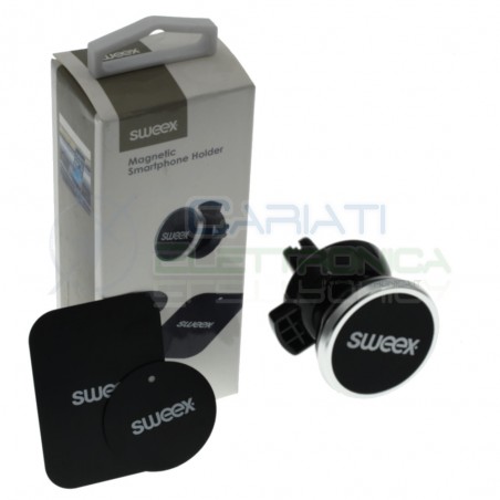 Porta cellulare auto magnetico Supporto Magnetioco Universale Smartphone Telefono con Calamita Sweex