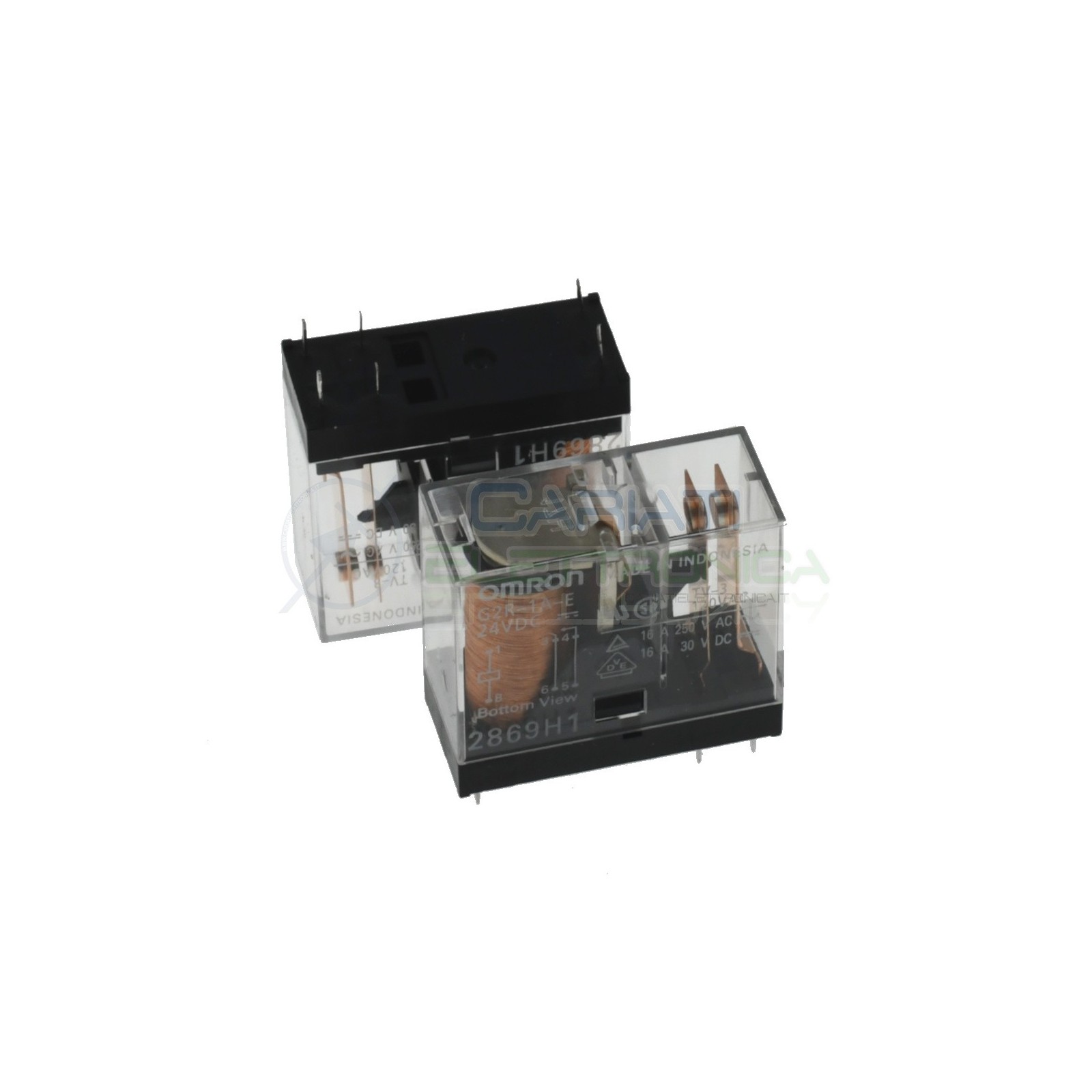 Relay G2R-1A-E G2R1AE Voltage coil 24V Spst 16A 250Vac 30V dcOmron