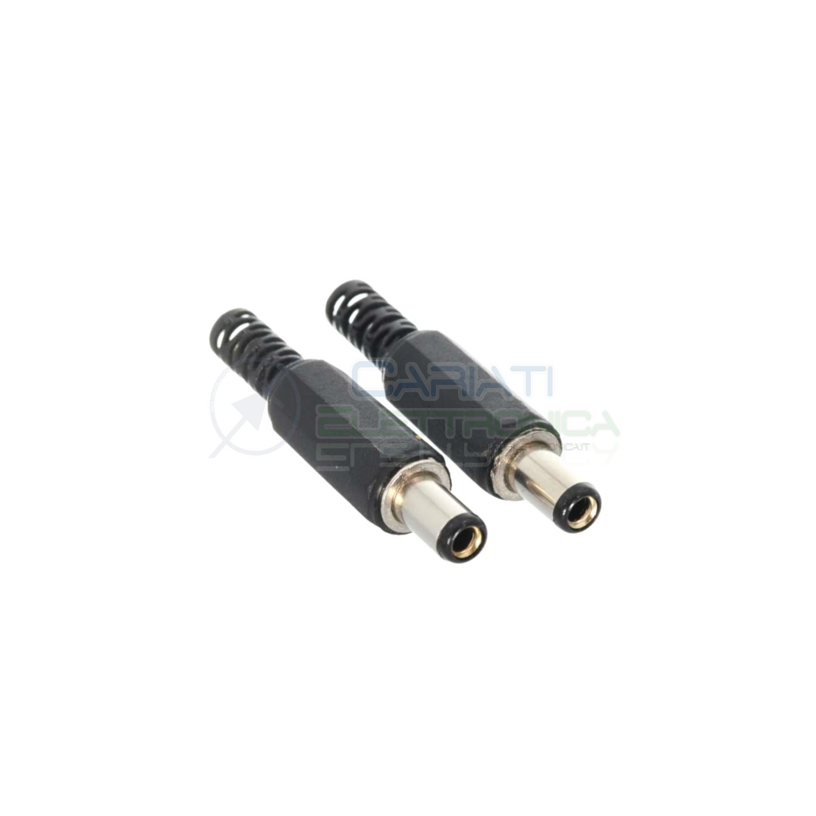 2 Pezzi Spina presa 5,5X2,1 mm connettore di alimentazione DC femmina 5,5X2,1mmGenerico