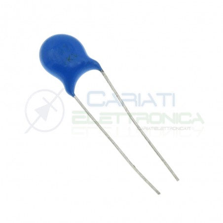 20 PEZZI Condensatore Ceramico a Disco 1 nF 1nF 3KV Passo 5mm Generico