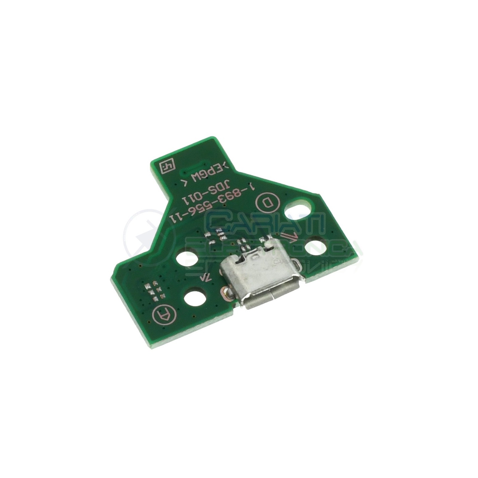 JDS-011 Porta Micro usb Joypad PS4 Dualshock con Cavo Flat Connettore scheda controller pcb 12 pinGenerico