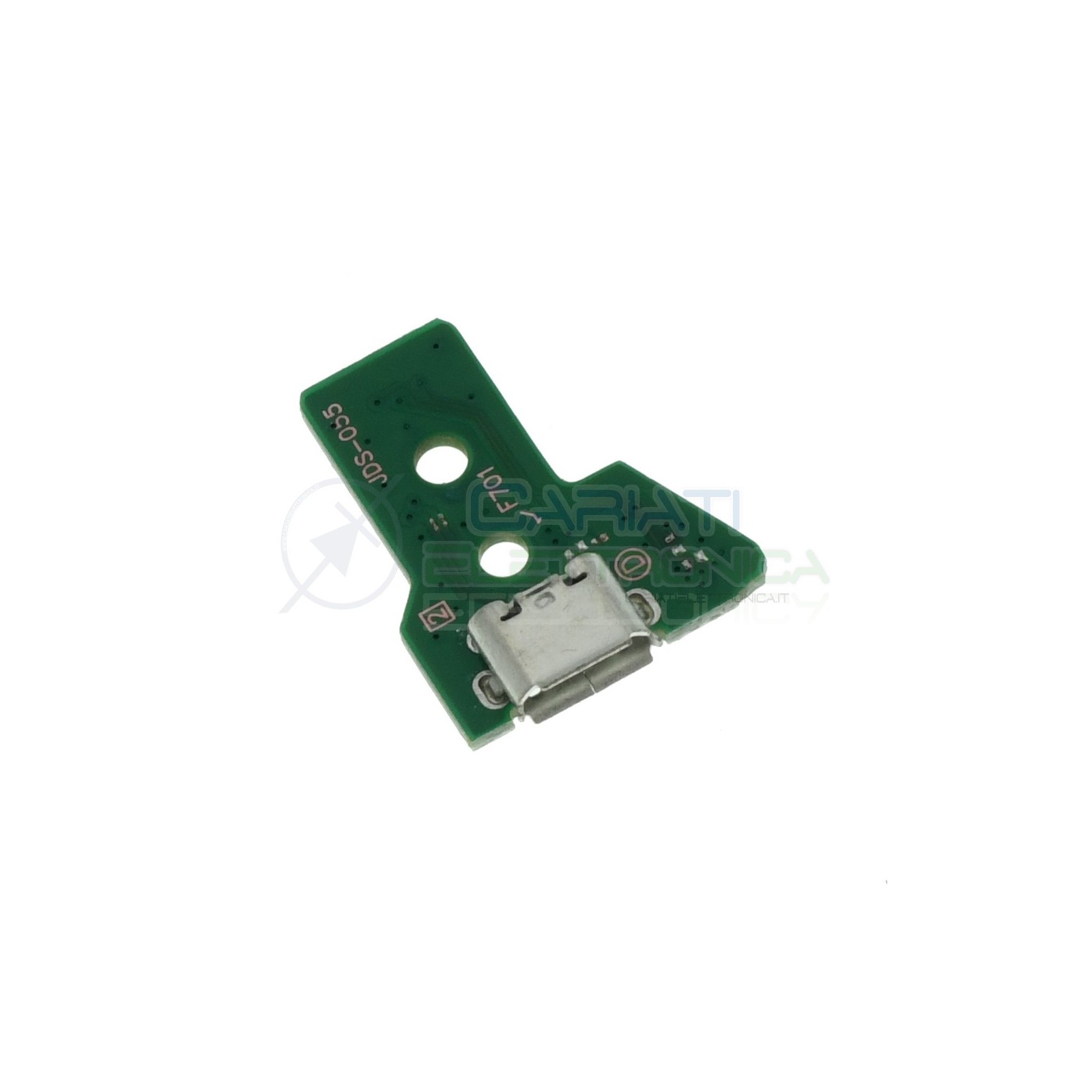 JDS-055 Porta Micro usb Joypad PS4 Dualshock con Cavo Flat Connettore scheda controller pcb 12 pinGenerico