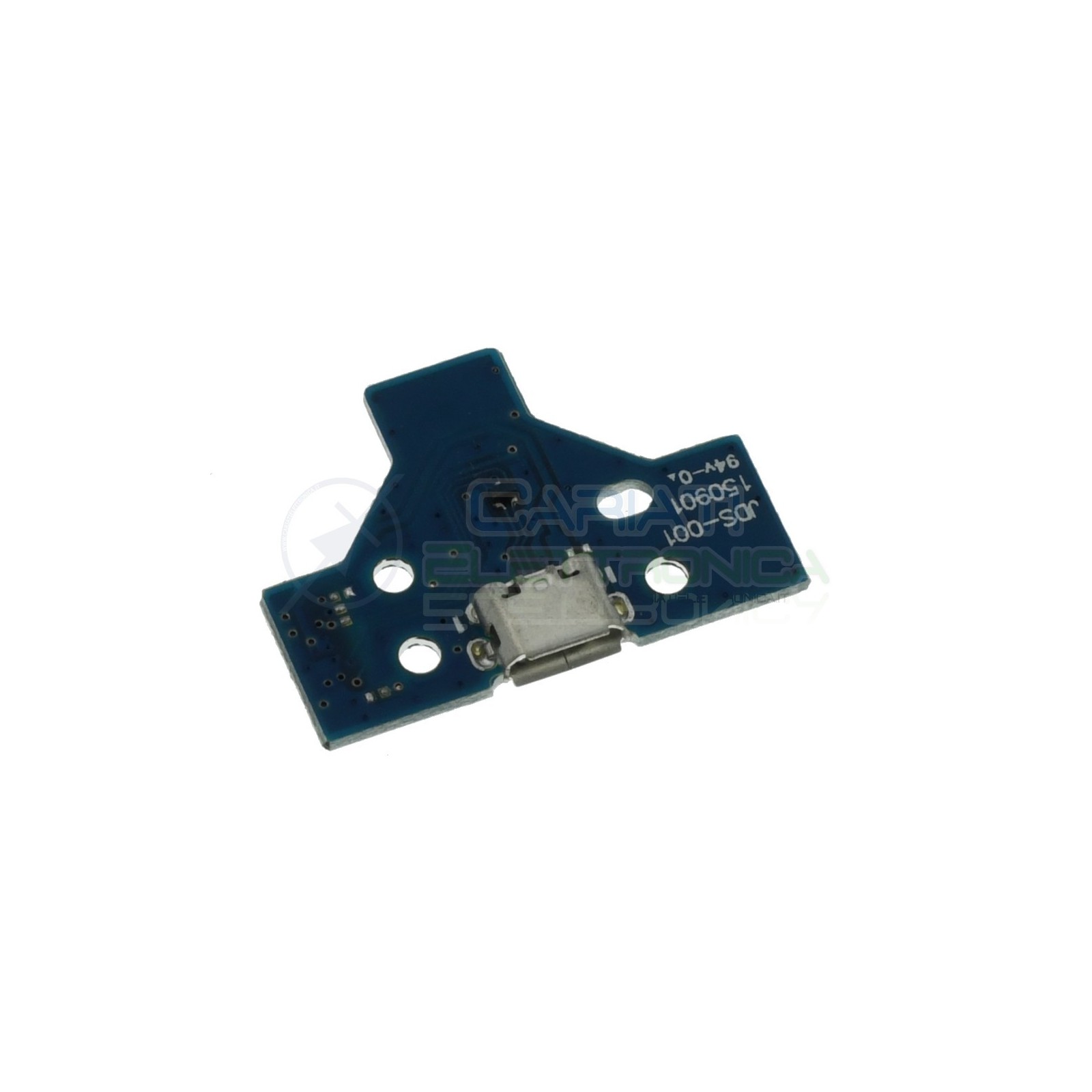 JDS-001 Porta Micro usb Joypad PS4 Dualshock con Cavo Flat Connettore scheda controller pcb 14 pinGenerico