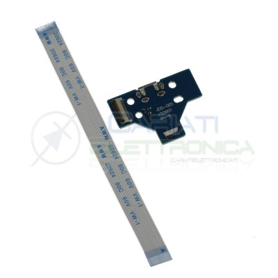 JDS-001 Porta Micro usb Joypad PS4 Dualshock Connettore scheda controller pcb 14 pin Generico